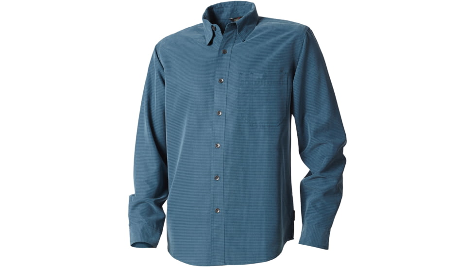 Royal Robbins Desert Pucker Long Sleeve - Mens-Phoenix Blue-Large