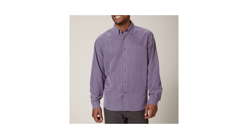 Royal Robbins Desert Puckerware Long Sleeve - Men's-Thunder-Small