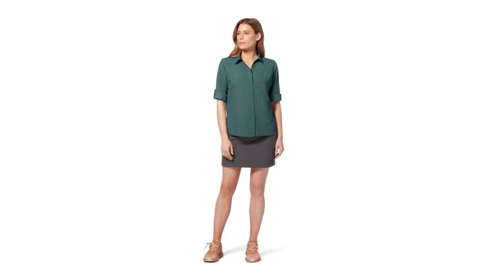 Royal Robbins Expedition II 3/4 Sleeve Shirt - Womens, Sea Pine, XL, Y322027-Sea Pine-XL