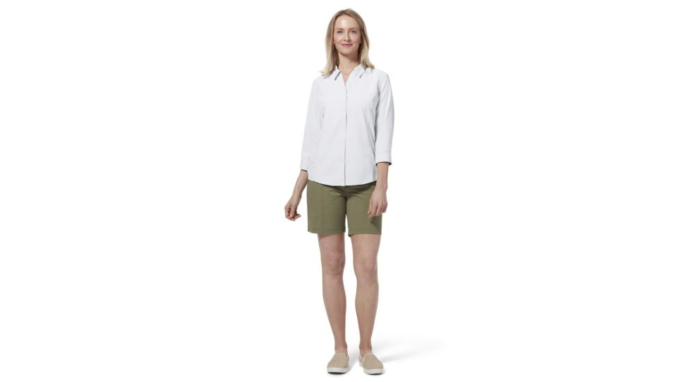 Royal Robbins Expedition II 3/4 Sleeve Shirt - Womens, White, S, Y322027-White-S