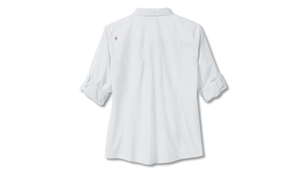 Royal Robbins Expedition II Print 3/4 Sleeve Shirt - Womens, White Ex Check, M, Y322024-White Ex Check-M