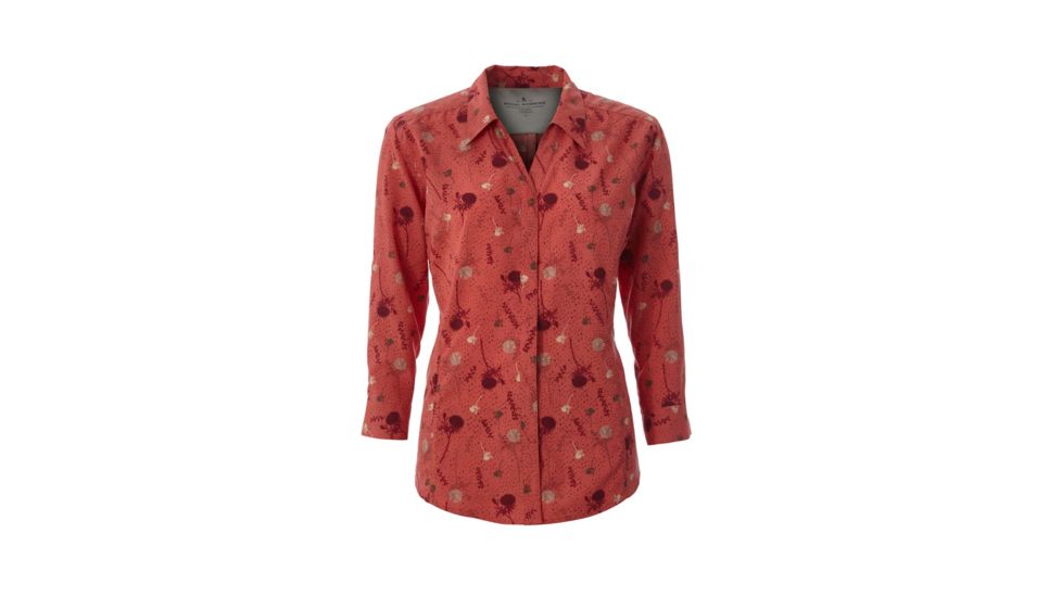 Royal Robbins Expedition Print 3/4 Sleeve Shirt - Women's, Grenadine Print, Small Y322002-GRENADINE PT-S