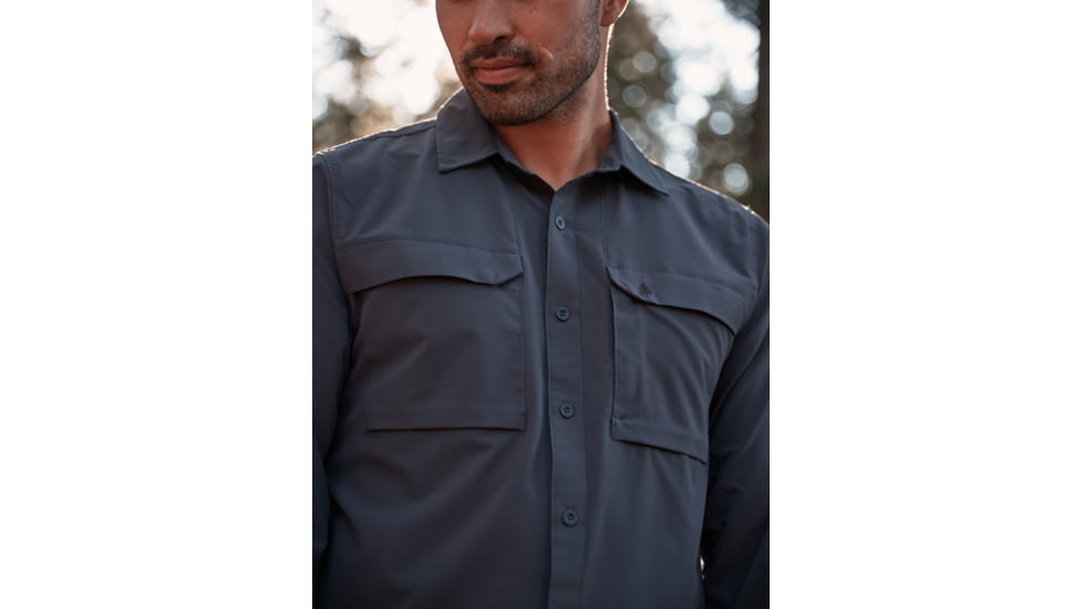 Royal Robbins Expedition Pro Long Sleeve Shirt - Men's, Medium, Navy, Y422039-728-M