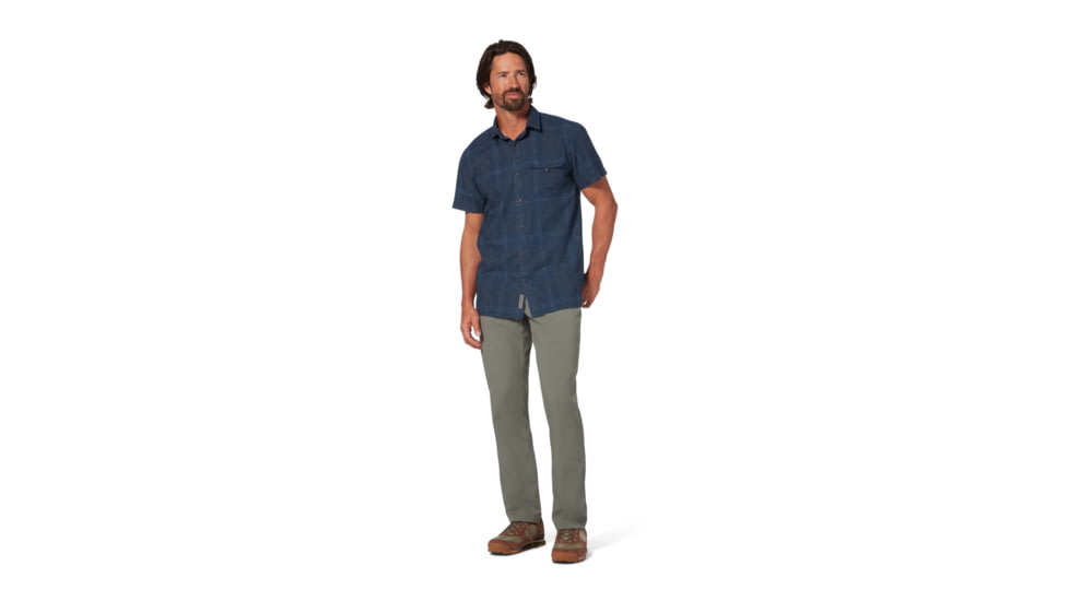 Royal Robbins Hempline Spaced S/S Shirt - Mens, Collins Blue, M, Y721021-Collins Blue-M