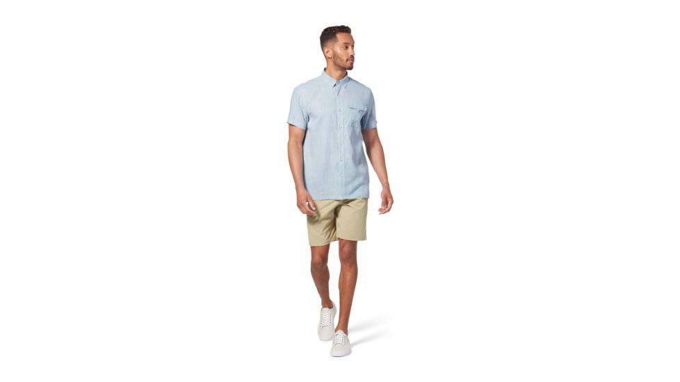 Royal Robbins Hempline Spaced S/S Shirt - Mens, Summer Sky, L, Y721021-Summer Sky-L