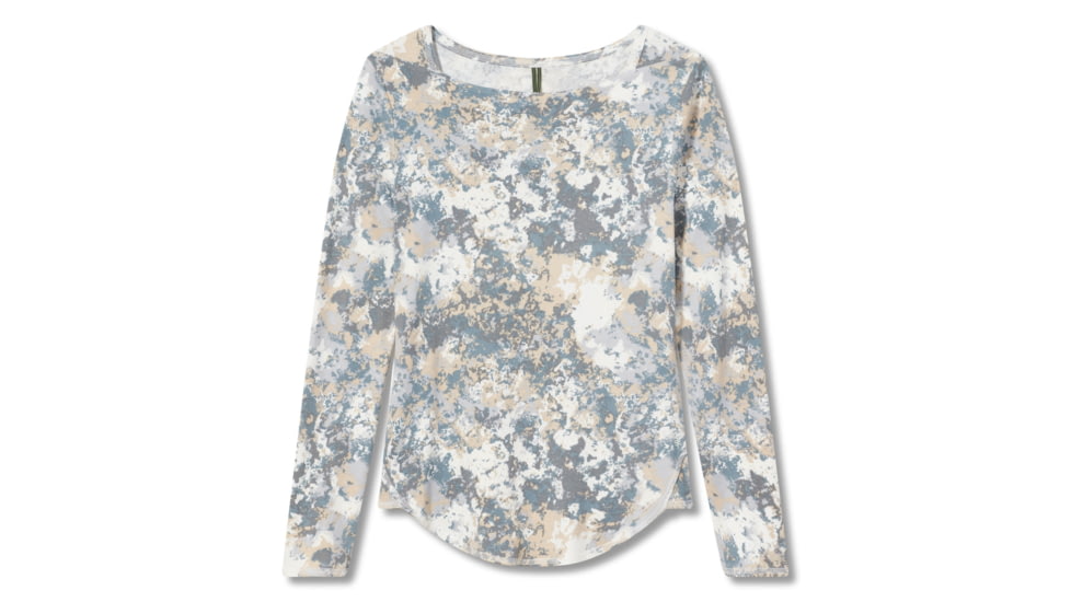 Royal Robbins Kickback Organic Cotton Turtleneck Shirt - Women's, Large, River Rock Ingalls Pt, Y612019-073-L