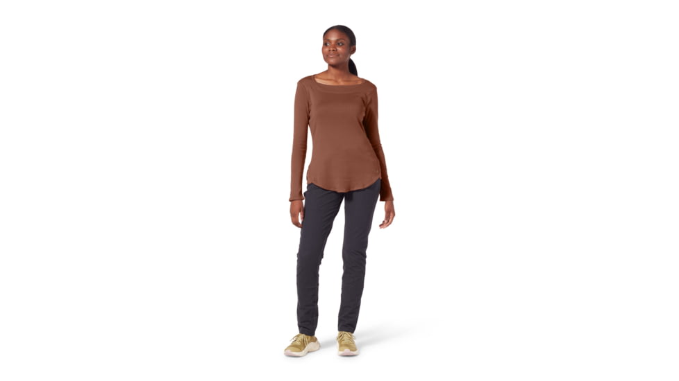Royal Robbins Kickback Organic Cotton Turtleneck Shirt - Women's, Medium, Rustic, Y612019-200-M