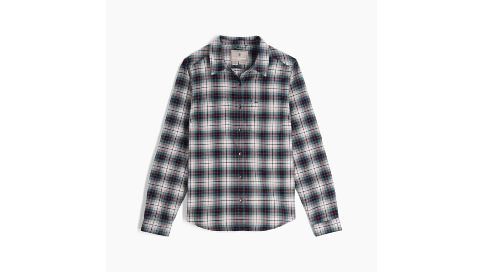 Royal Robbins Lieback Organic Cotton Flannel Long Sleeve - Womens, Sea Pine Wildwood Pld, Extra Small, Y621012934XS