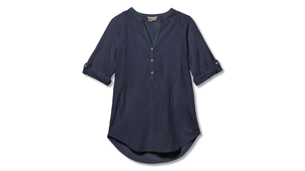 Royal Robbins Oasis Tunic II 3/4 Sleeve Shirt - Womens, Navy, XL, Y622017-Navy-XL