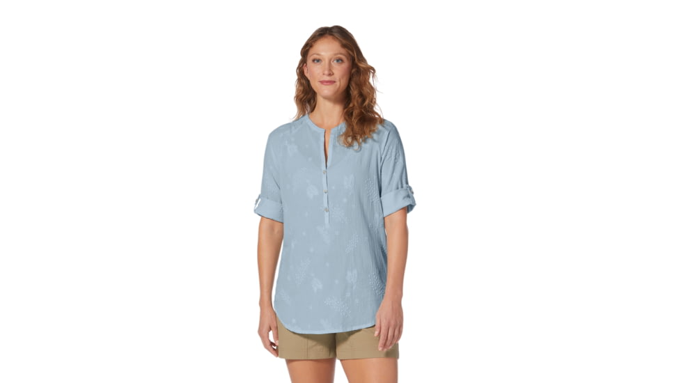 Royal Robbins Oasis Tunic II 3/4 Sleeve Shirt - Womens, Summer Sky, Medium, Y622019-967-M