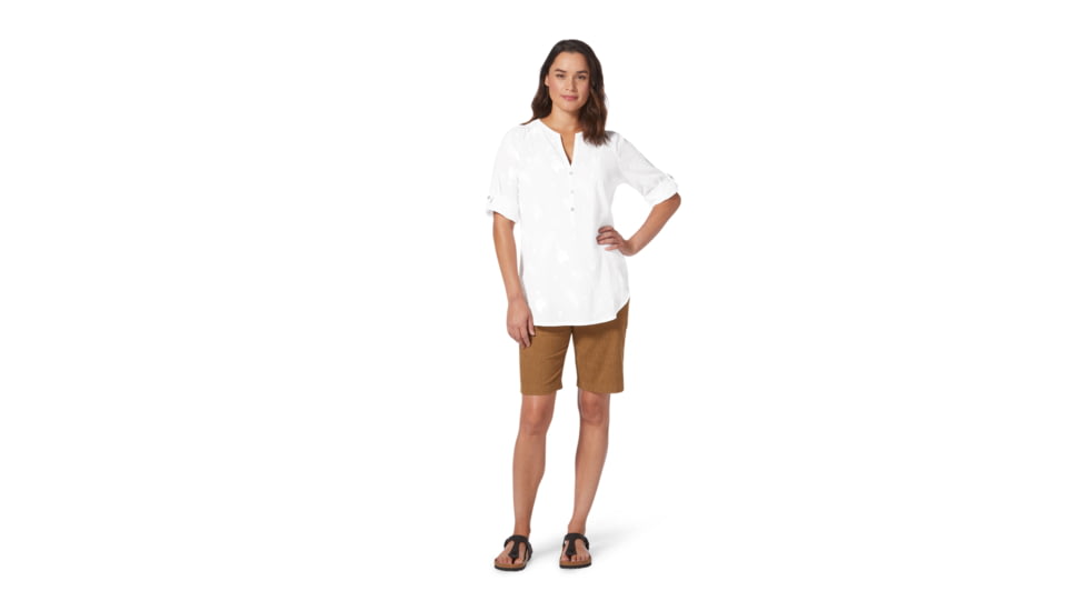 Royal Robbins Oasis Tunic II 3/4 Sleeve Shirt - Womens, White, Large, Y622019-010-L