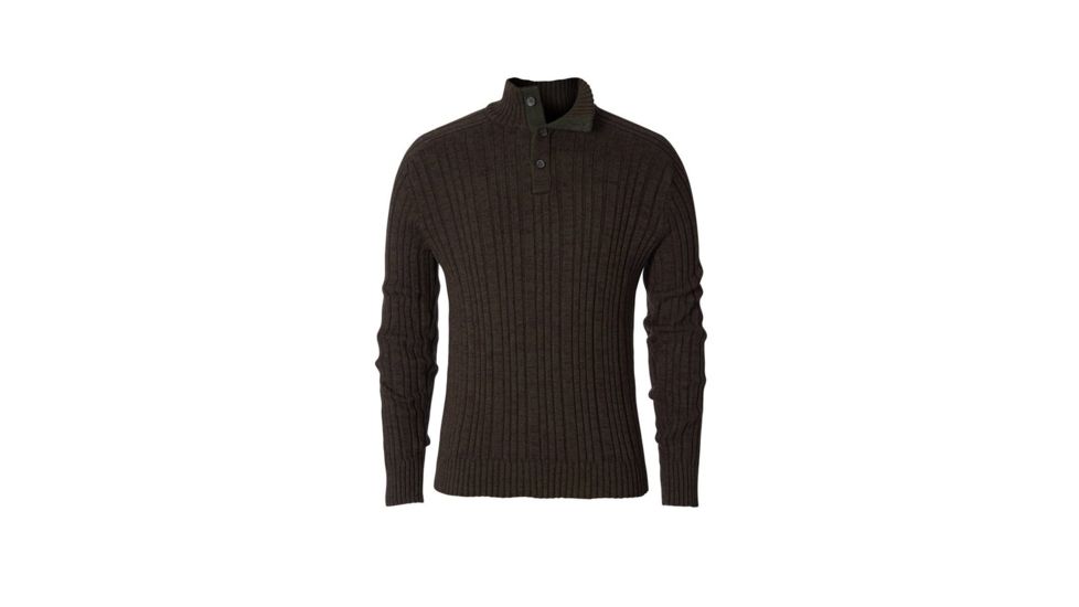 Royal Robbins Oban Button Mock - Mens, Dark Moss, Large, Y47171-398-L