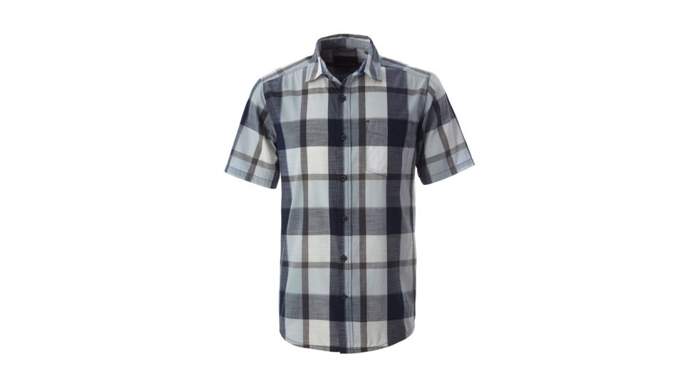 Royal Robbins Sawtooth Plaid Short Sleeve Shirt - Men's, Cloud, Large Y722001-CLOUD-L