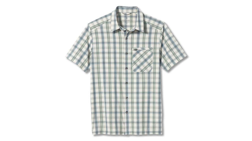 Royal Robbins Spotless Plaid S/S Shirt - Mens, Soapstone, M, Y421019-Soapstone-M
