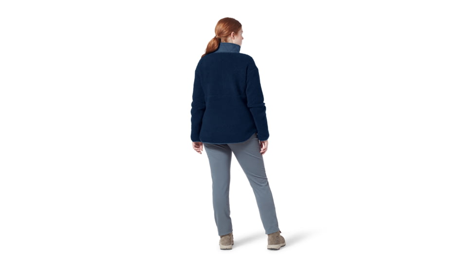 Royal Robbins Urbanesque Sherpa 1/2 Zip Shirt - Women's, Extra Small, Naval, Y312025-150-XS