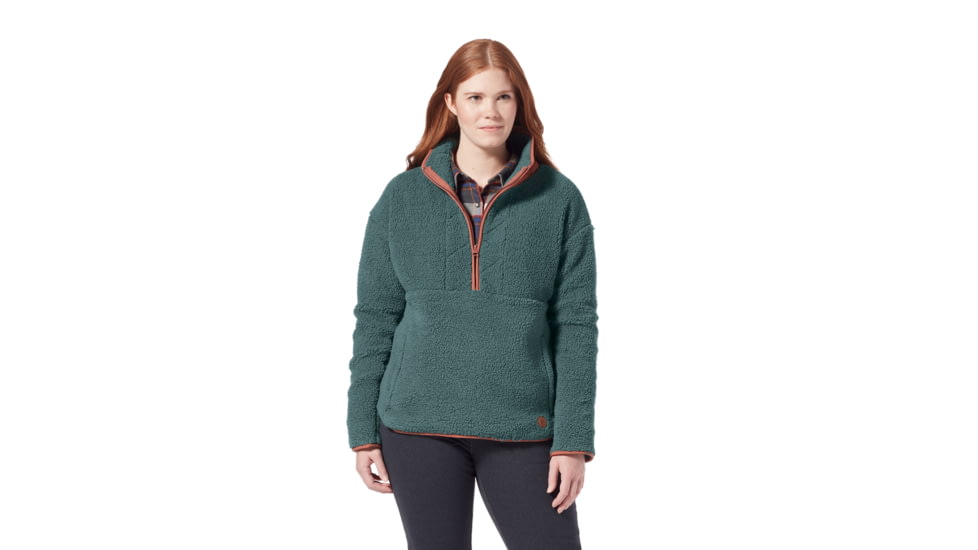 Royal Robbins Urbanesque Sherpa 1/2 Zip Shirt - Womens, Sea Pine, Medium, Y312025349M