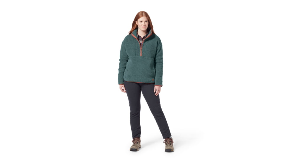 Royal Robbins Urbanesque Sherpa 1/2 Zip Shirt - Womens, Sea Pine, Medium, Y312025349M