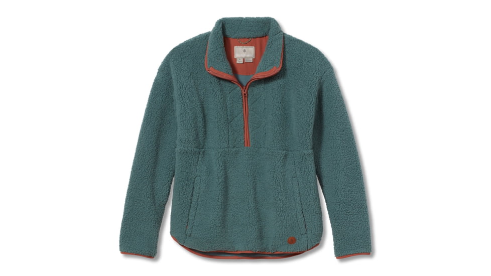 Royal Robbins Urbanesque Sherpa 1/2 Zip Shirt - Womens, Sea Pine, Medium, Y312025349M