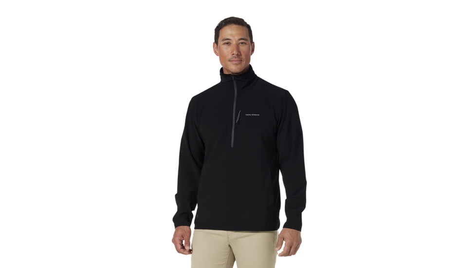Royal Robbins Venturelayer Fleece 1/4 Zip Pullover - Men's, Large, Jet Black, Y412025-037-L
