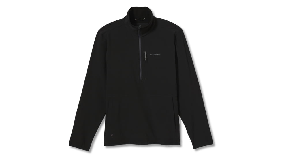 Royal Robbins Venturelayer Fleece 1/4 Zip Pullover - Men's, Large, Jet Black, Y412025-037-L