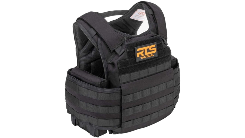 RTS Tactical 10X12 Premium Plate Carrier, Black, XXXL, RTS-34101-11