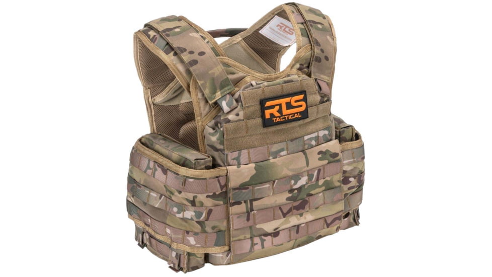 RTS Tactical 10X12 Premium Plate Carrier, Multicam, One Size, RTS-34100-33