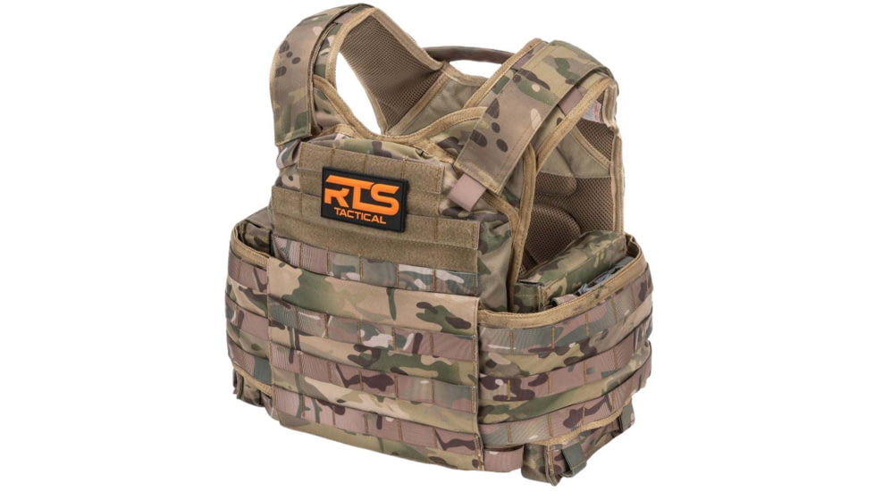 RTS Tactical 10X12 Premium Plate Carrier, Multicam, One Size, RTS-34100-33