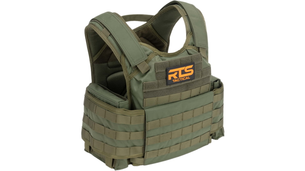 RTS Tactical 10X12 Premium Plate Carrier, OD Green, One Size, RTS-34100-44
