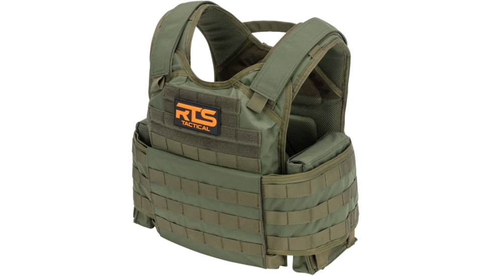 RTS Tactical 10X12 Premium Plate Carrier, OD Green, One Size, RTS-34100-44