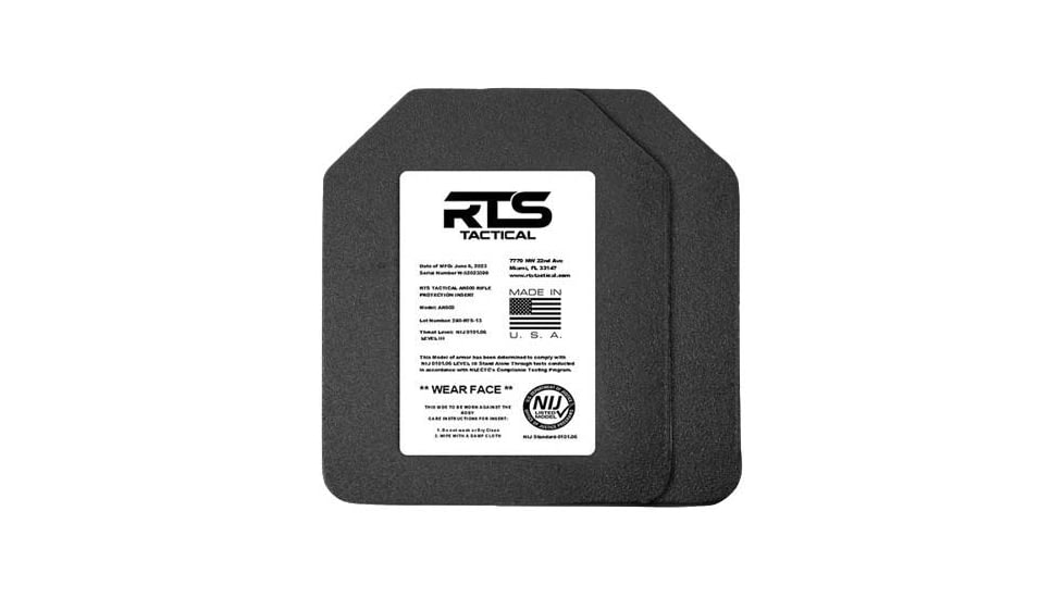 RTS Tactical Lightweight Level III+ Rifle Special Threats Insert - 8X10, Tan, RTS-42730