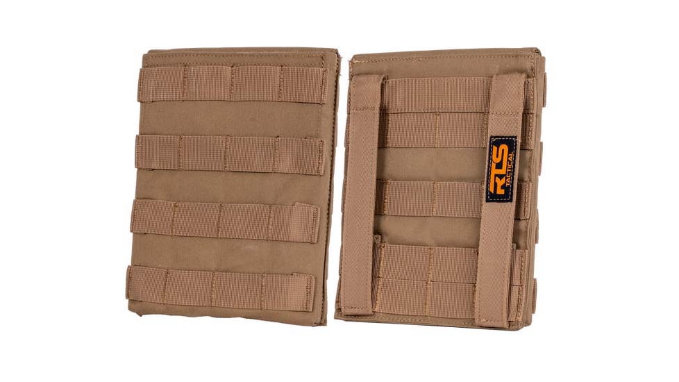 RTS Tactical Premium Side Plate Pouches, Coyote, Steel Plate 1/2, RTS-34310-22-01