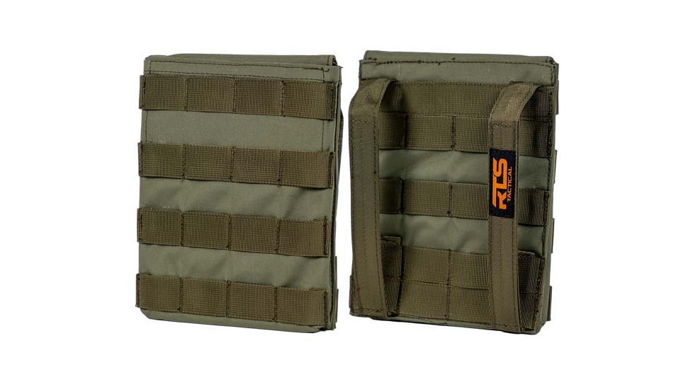 RTS Tactical Premium Side Plate Pouches, OD Green, Steel Plate 1/2, RTS-34310-44-01