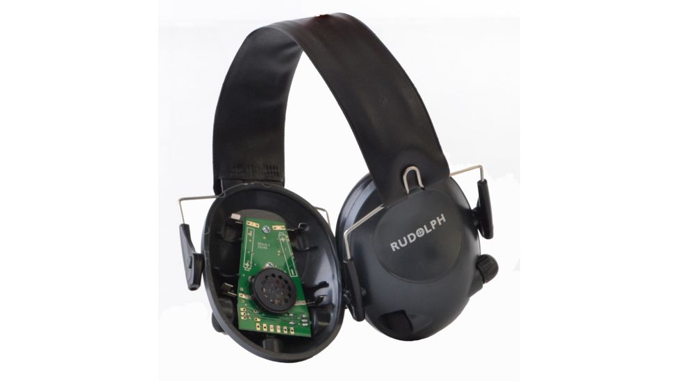 Rudolph Optics Ear Protection Electronic Slim Design 85dB, Green 6009880275137