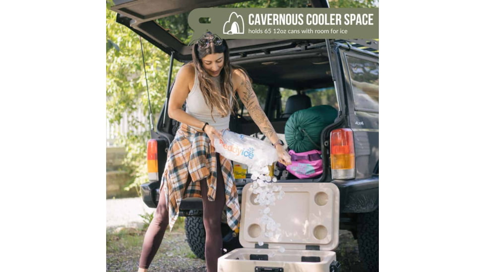 Rugged Road 65 Cans Version 2 Hard Cooler, Gunmetal Gray, RR65 V2 - Gunmetal Gray