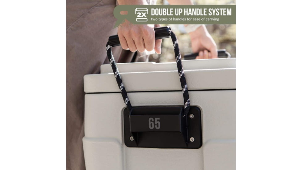 Rugged Road 65 Cans Version 2 Hard Cooler, Gunmetal Gray, RR65 V2 - Gunmetal Gray