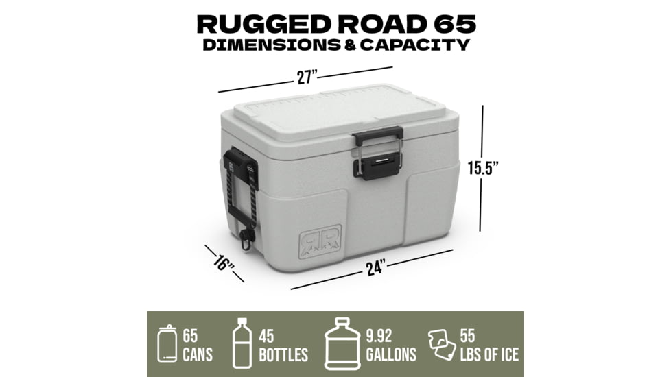 Rugged Road 65 V2 Cooler, Forest Green, RR65-V2-Forest Green