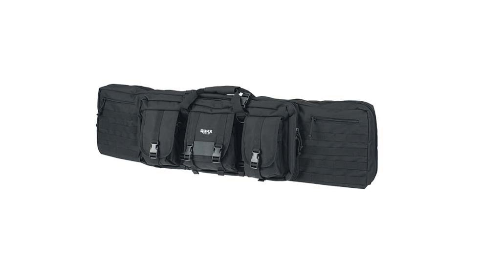 RUKX Gear 42 in Double Rifle Bag, Black, ATICT42DGB