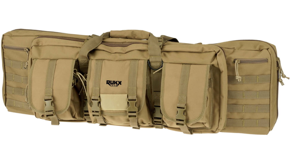 RUKX Gear 42 in Double Rifle Bag, Tan, ATICT42DBT