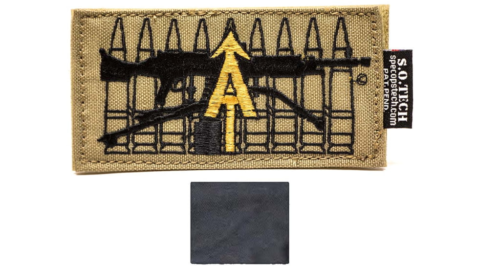 S.O.Tech Black Symbology Patch, Assistant Gunner SYPCH-AG-BLK