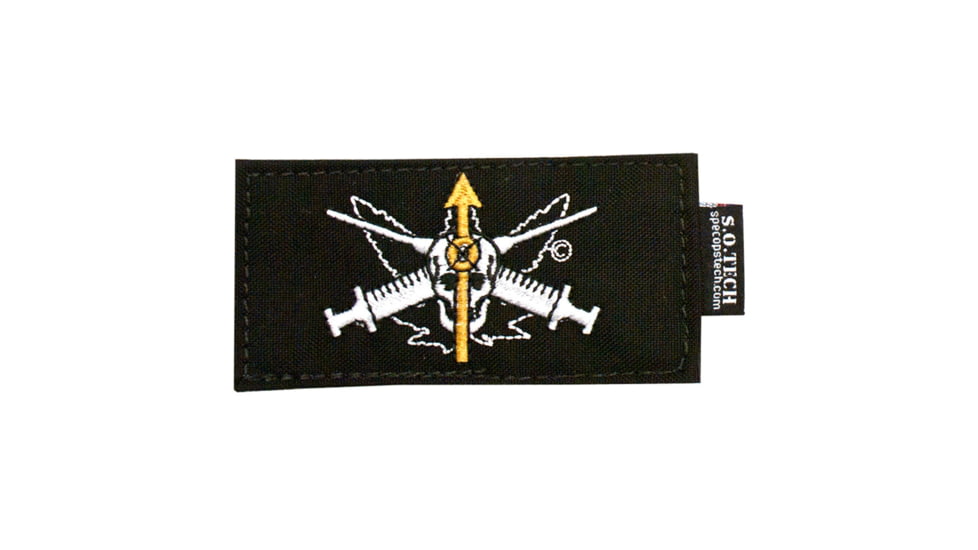 S.O.Tech Black Symbology Patch, Narcotics SYPCH-NC-BLK