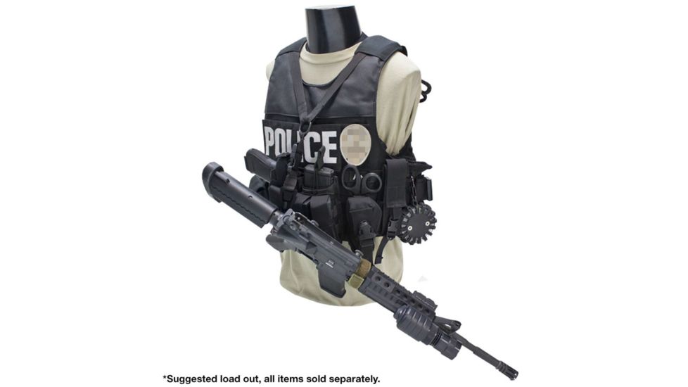 S.O.Tech Cobra SIS Armor Carrier, Black, Small COBRA-SIS-S-BLK