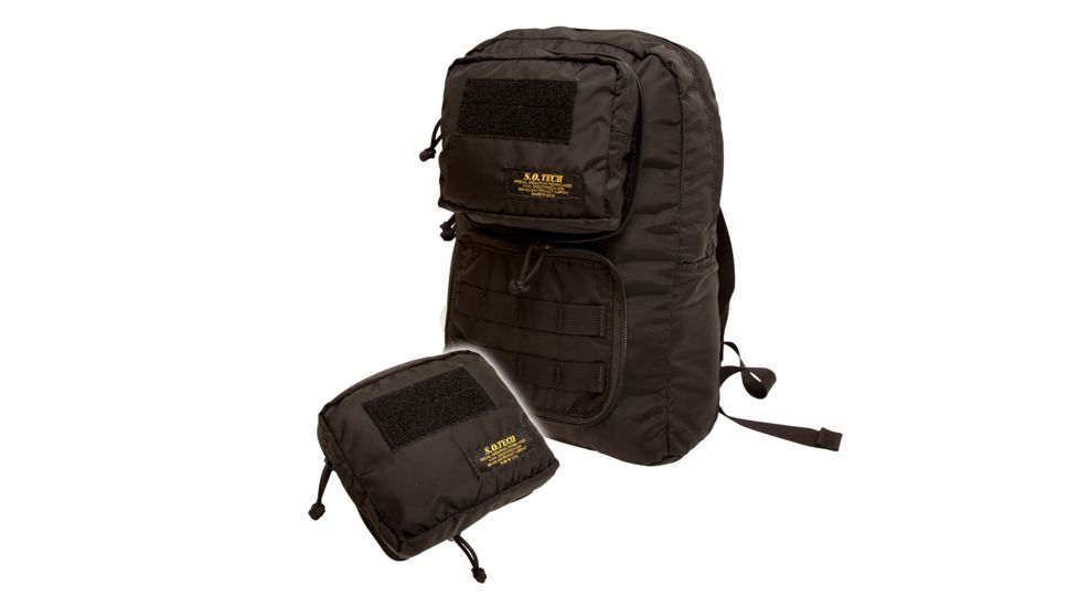 S.O.Tech Original Expanding SERE Pack, A1, Black, NSN NO ESP-A1-BLK