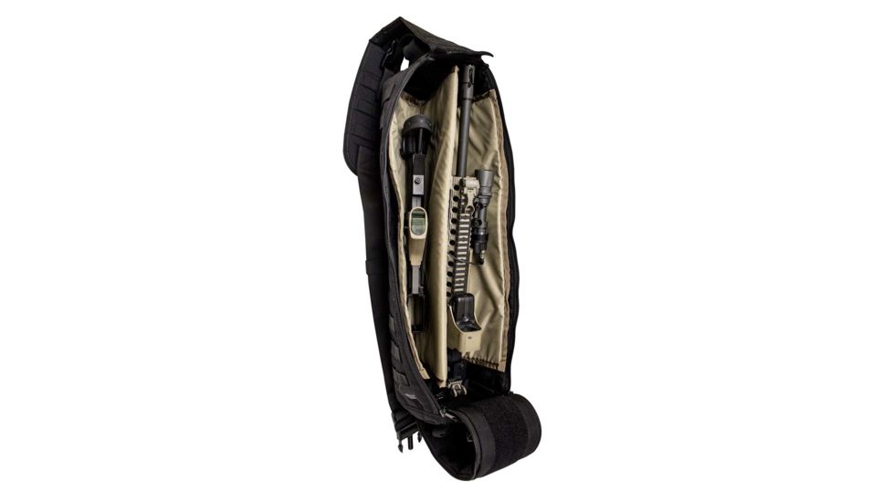 S.O.Tech Survival Single-Strap Go Bag, Black, Extra Extended SGB-2X-BLK