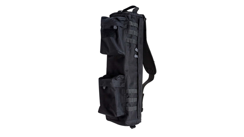 S.O.Tech Survival Single-Strap Go Bag, Black, Extra Extended SGB-2X-BLK