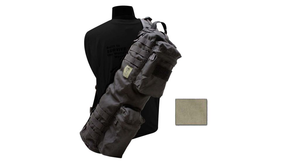 S.O.Tech Survival Single-Strap Go Bag, Coyote Brown, Extra Extended SGB-2X-CB