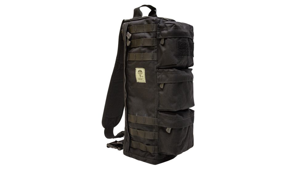 S.O.Tech Survival Single-Strap Go Bag, Black SGB-NP-BLK