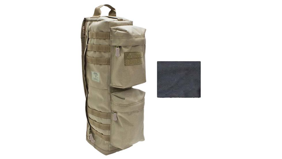 S.O.Tech Survival Single-Strap Go Bag, Black, Extended SGB-X-BLK
