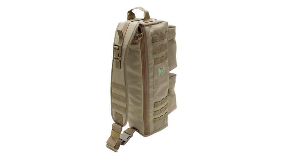 S.O.Tech Survival Single-Strap Go Bag, Coyote Brown, Extended SGB-X-CB