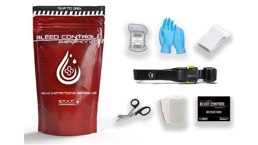 S.T.A.T. Medical Devices Bleed Control Emergency Kit w/ X-Force, 17-0026