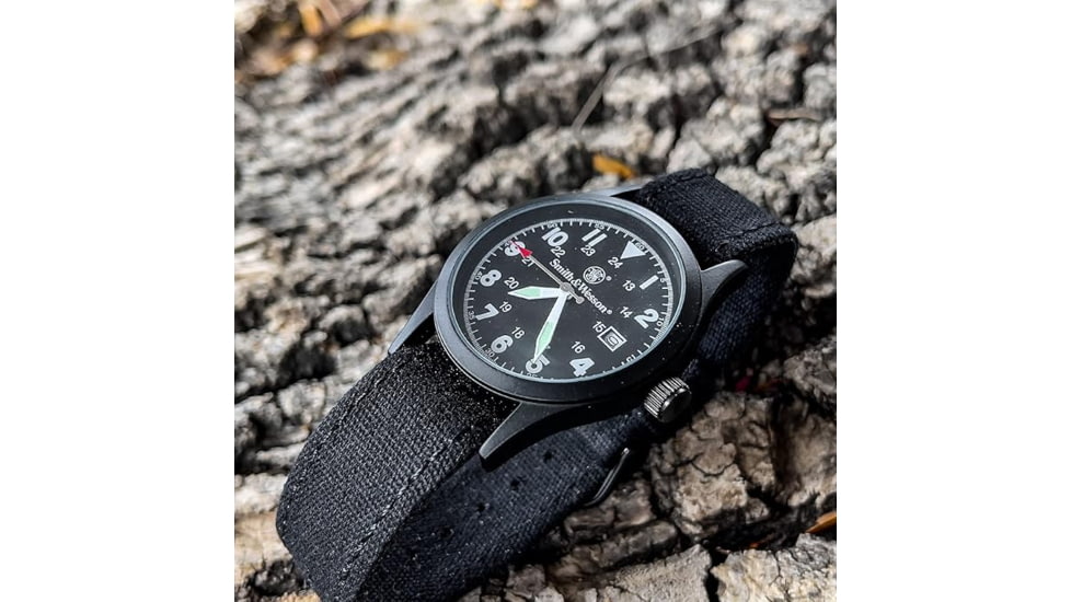 S&amp;W Smith &amp; Wesson Military Watch, Black, SWW1464BK